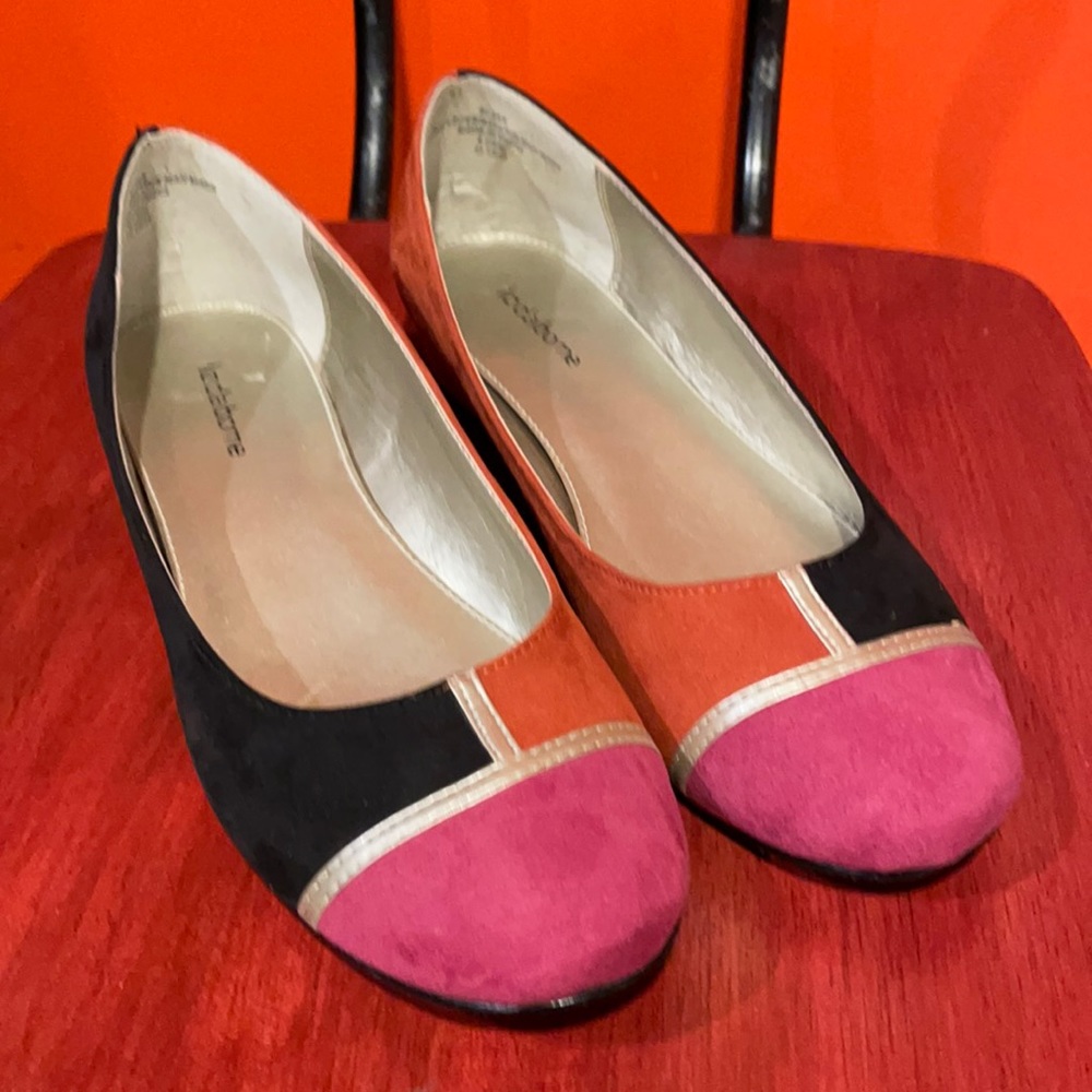 Liz Claiborne Color Block Blake Slip-Ons Size 8.5